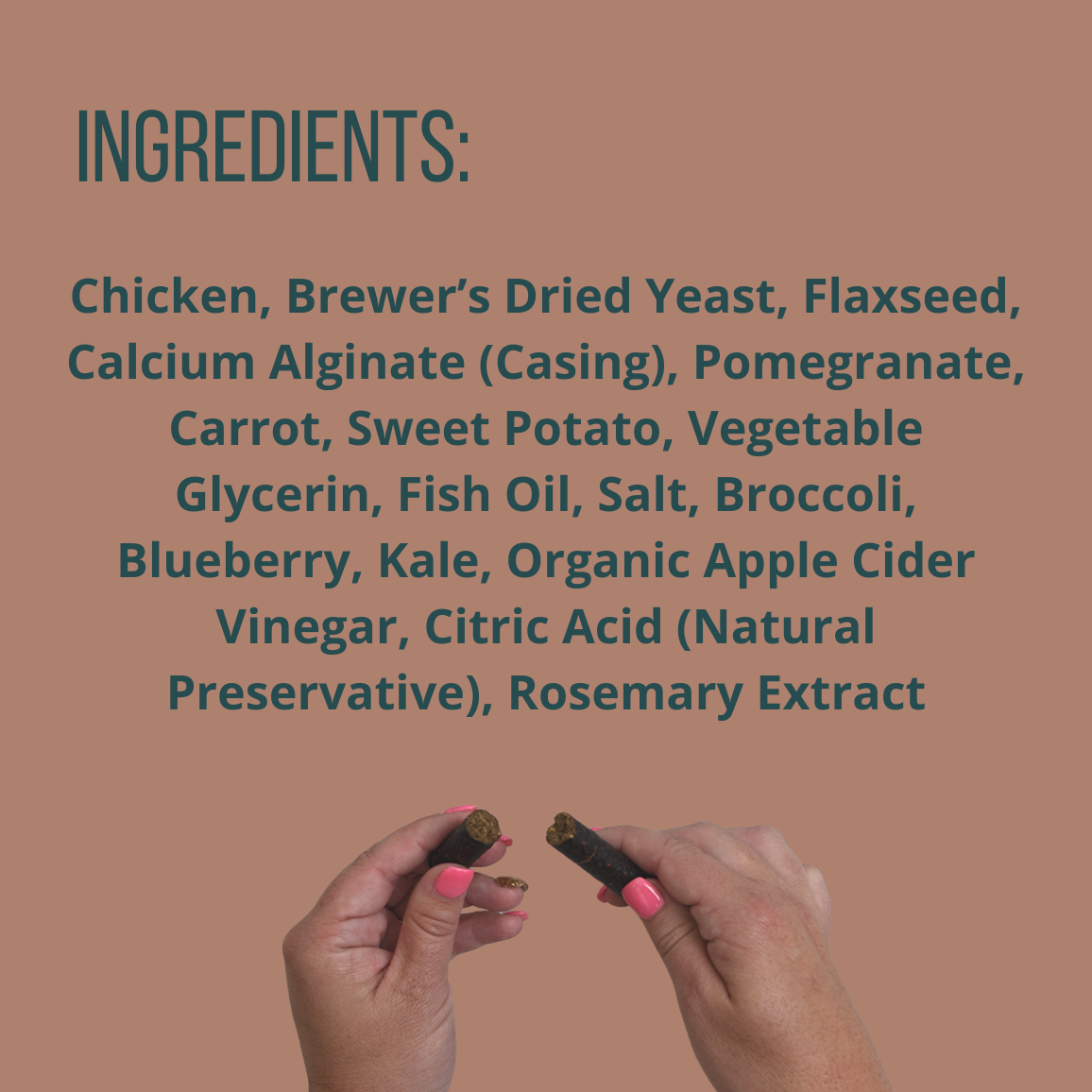 Chicken + Blueberry & Pomegranate Single Jerky Sticks (16 Pack)