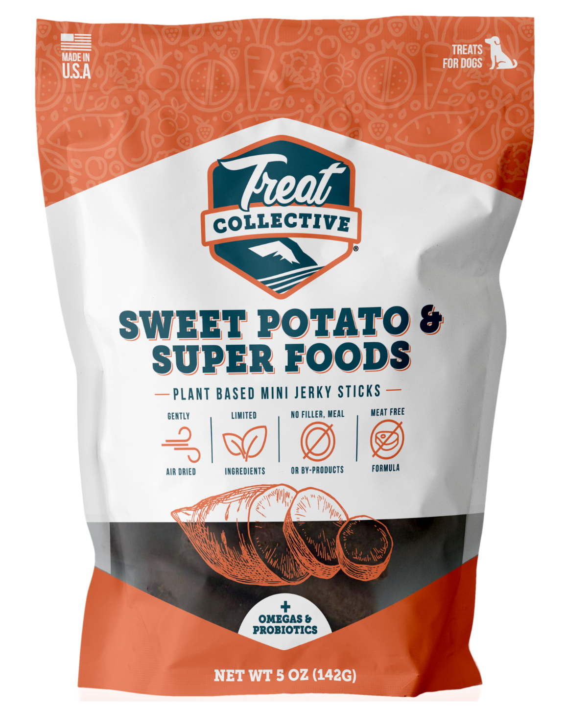 Sweet Potato & Super Foods Plant Based Mini Jerky Sticks