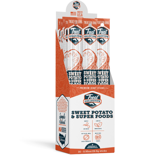 Sweet Potato & Super Foods Plant Based Single Jerky Sticks (16 Pack)